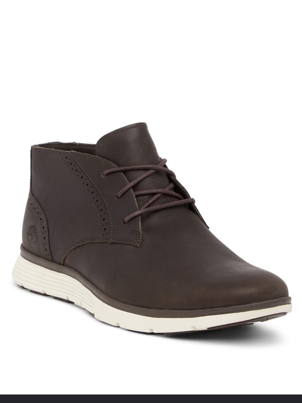 Timberland Men’s Size 7 Franklin Park Chukka Boots in Dark Brown Leather